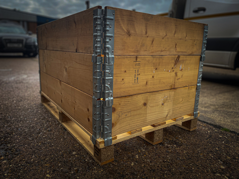 Assembled Wooden Pallet Collars